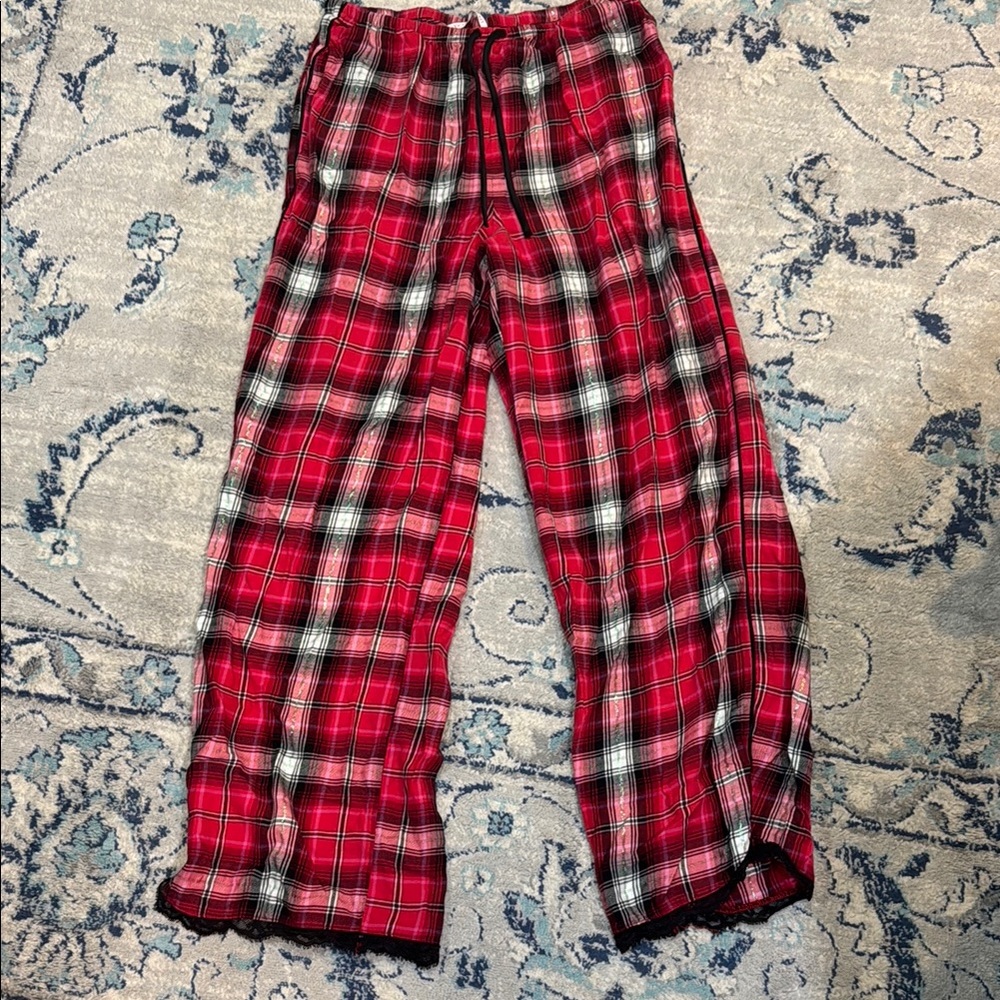 Victoria's Secret Red Plaid Pajama Pants